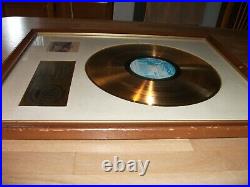 Neil Diamond Rare Riaa White Matte 1971 Gold Record Award Stones I Am I Said