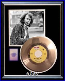 Neil Diamond Solitary Man Gold Record Rare Non Riaa Award