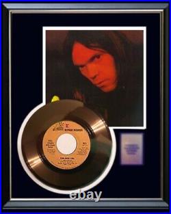 Neil Young Cinnamon Girl 45 RPM Gold Record Rare Non Riaa Award