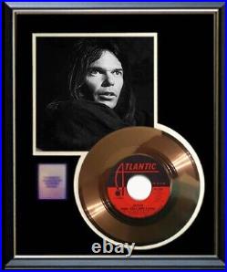 Neil Young Gold Record Csny 45 RPM Helpless Rare Non Riaa Award