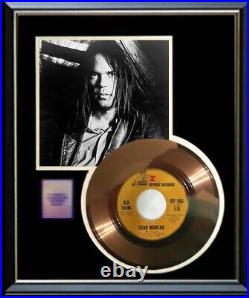 Neil Young Gold Record Sugar Mountain Rare Non Riaa Award Rare