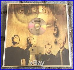 Nickelback Gold Award goldene Schallplatte Silver Side Up 2002