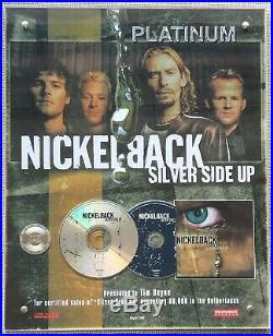 Nickelback Silver side up gold platinum record award Holland NVPI no RIAA