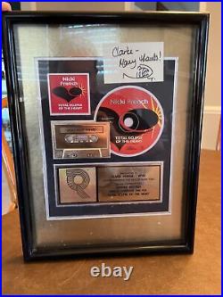 Nicki French Total Eclipse Of The Heart RIAA Gold Plaque Framed Record Award