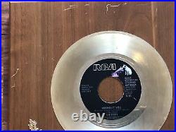 Nilssons Without You RCA Gold Record Award Owned By Frank DiLeo With LOA