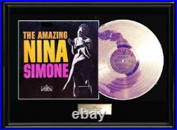 Nina Simone The Amazing Rare Gold Metalized Record Lp Album Non Riaa Award