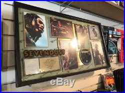 OFFICIAL SEVENDUST RIAA Gold Record Award CD Display FRAMED Free SH