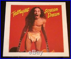 ORIGINAL Vintage SCREAM 1980 Authentic TED NUGENT Framed RIAA GOLD RECORD AWARD