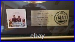 Oak Ridge Boys Fancy Free Riaa Gold Record Award Presented To Hank Williams