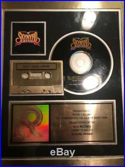 Official Authentic RIAA Lynyrd Skynyrd Gold Sales Award Plaque by MCA Records