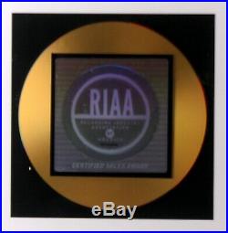 Official Kem Kemistry Riaa Music Industry Gold Record Sales Award
