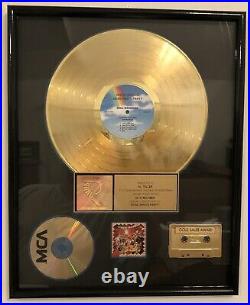 Oingo Boingo Dead Mans Party Album RIAA Gold Record Award Danny Elfman