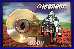 Oleander February Son RIAA Gold Record Award