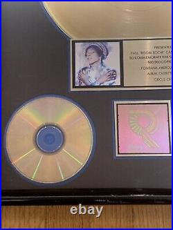 Oleta Adams Circle of One. RIAA Hologram Gold Sales Award. Fontana Records