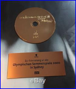 Olympia Gold Award Goldene Schallplatte Olympische Spiele Sydney 2000 ARD EDEL