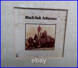Orig Black Oak Arkansas 1971 RIAA White Matte Gold Record Award