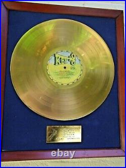 Original N. Z. 1978 Gold Record Awards'' HELLO SAILOR''Stebbing Studio Framed