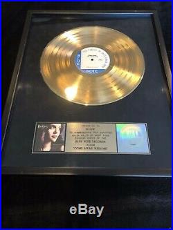 Original Norah Jones Come Away With Me RIAA Gold Record Sales Award