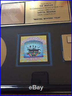 Original The Beatles RIAA Gold Record Award Magical Mystery Tour, Capitol Record