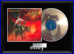 Ozzy Osbourne Ultimate Sin White Gold Platinum Tone Record Lp Non Riaa Award