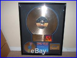 PAUL McCARTNEY BEATLES RIAA GOLD RECORD AWARD OFF THE GROUND