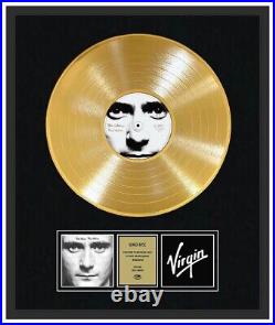 PHIL COLLINS CD Gold Disc LP Vinyl Record Award FACE VALUE