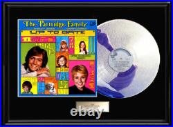 Partridge Family Up To Date White Gold Platinum Toned Record Lp Non Riaa Award