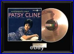 Patsy Cline Sentimentally Yours Gold Record Lp Album Non Riaa Award Rare