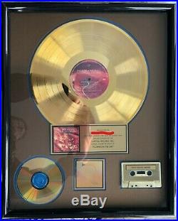 Paul McCartney Flowers in the Dirt Gold Record RIAA Award