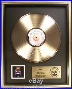 Paul McCartney & Wings Back To The Egg LP Gold RIAA Record Award Auction