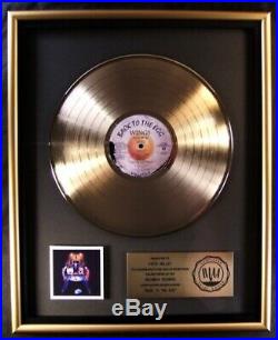Paul McCartney & Wings Back To The Egg LP Gold RIAA Record Award To Steve Holley