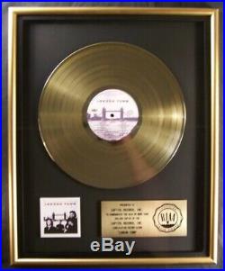 Paul McCartney & Wings London Town LP Gold RIAA Record Award Capitol Records