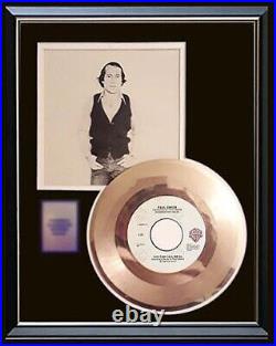 Paul Simon You Can Call Me Al 45 RPM Gold Metalized Record Rare Non Riaa Award