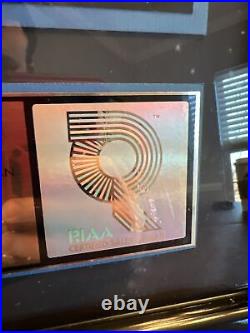 Paula Cole RIAA CERTIFIED Gold Record Plaque Sales Award This Fire