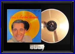 Perry Como Framed Lp Gold Record Vinyl Golden Hits Lp Rare Non Riaa Award