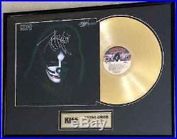 Peter Criss KISS Signed Autographed Peter Criss Gold Record Award