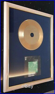 Pink Floyd Gold Single Metal Stamper Award Free Four UNIKAT