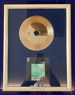 Pink Floyd Gold Single Metal Stamper Award Free Four UNIKAT