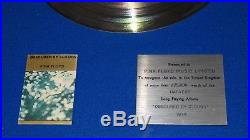 Pink Floyd Silver Gold Record Presentation Disc 1974 Award Obscured by Clouds