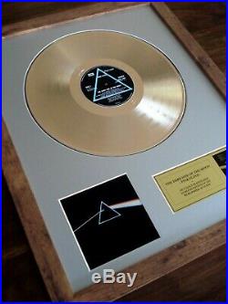 Pink Floyd The Dark Side Of The Moon Lp Gold Disc Record Album Award