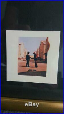 Pink Floyd Wish You Were Here Gold Record LP Award Presentation Excellent