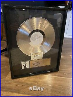 Prince And The Revolution RIAA Gold Record Award Presented To Mico Weaver