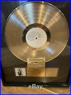 Prince And The Revolution RIAA Gold Record Award Presented To Mico Weaver