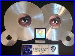 Prince Certified Riaa Double Platinum Gold Lp Record Award Gold Disc 1999
