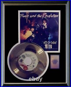 Prince Let's Go Crazy Gold Record Rare 45 Pm & Sleeve Non Riaa Award