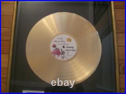 Prince RIAA Gold Record Award Purple Rain LP Warner Brothers Record