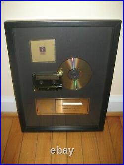 Prince RIAA The Gold Experience GOLD Record Award Album CD LP