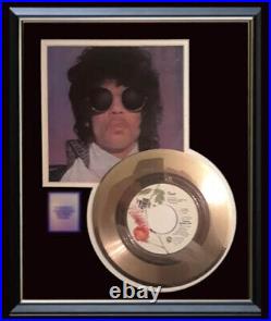 Prince When Doves Cry Gold Record Rare 45 Pm & Sleeve Non Riaa Award