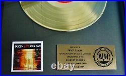 QUEENLive Killers RIAA Gold Record Award Presented To Roger TaylorBeautiful. 