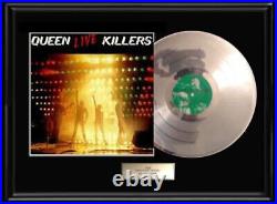 Queen Killers Live White Gold Platinum Record Lp Frame Rare Non Riaa Award